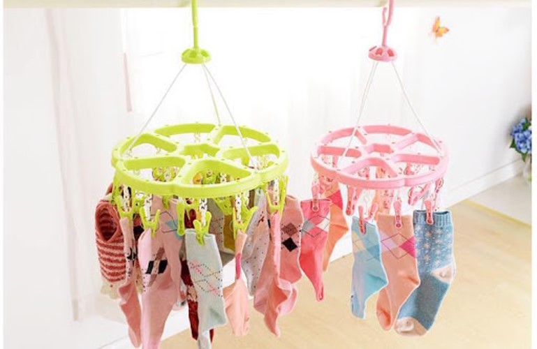 Móc chùm phơi quần áo đồ nhỏ