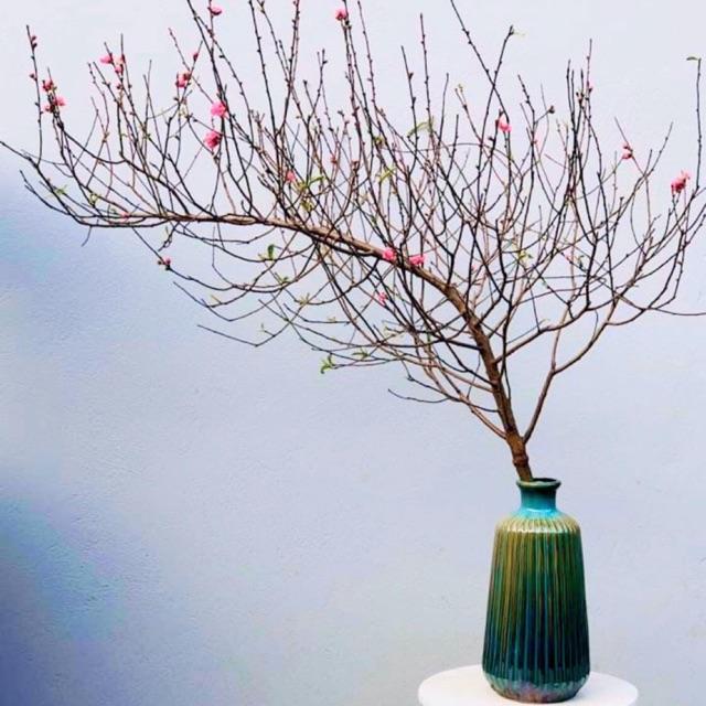 Lọ cắm đào cao 40cm gốm sứ Bát Tràng cao cấp