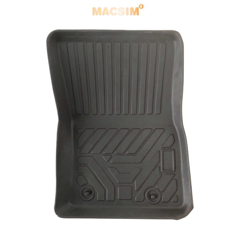 Thảm lót sàn ô tô xe Toyota Land cruiser LC300 2022+ (sd) nhãn hiệu Macsim - chất liệu tpe cao cấp màu đen