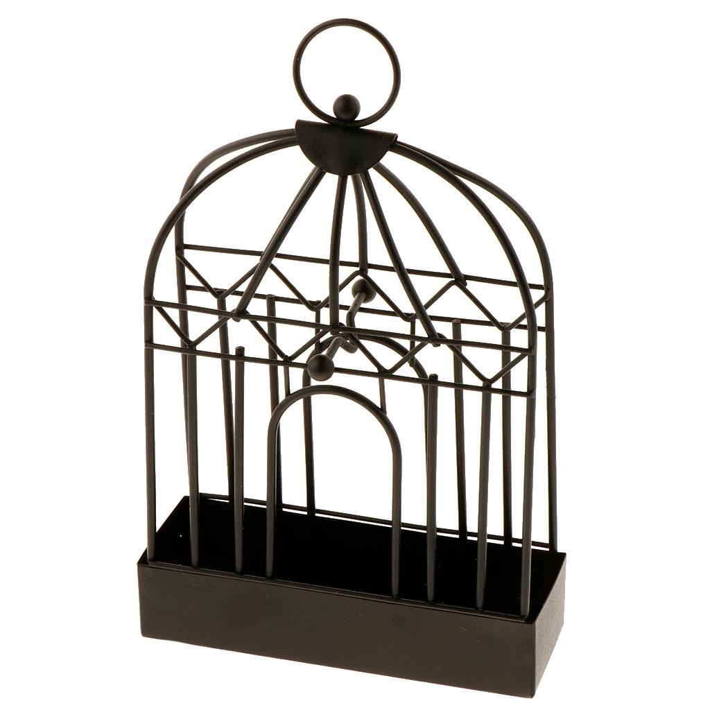 Round Shape Incense Holder Rack Burner Stand Vintage Home Ornaments Black