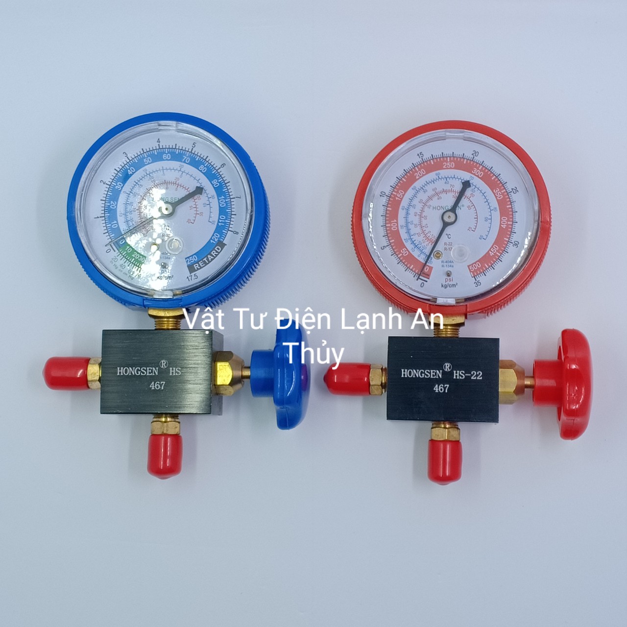 Đồng hồ nạp gas tủ lạnh điều hoà - Đồng hồ nạp gas máy lạnh đơn HONGSEN