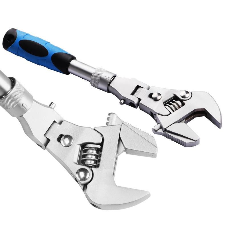 Cờ Lê 10 Inch Tay Cầm Có Thể Điều Chỉnh Xoay 180 Độ Dùng Để Sửa Chữa Xe Hơi/Xe Máy