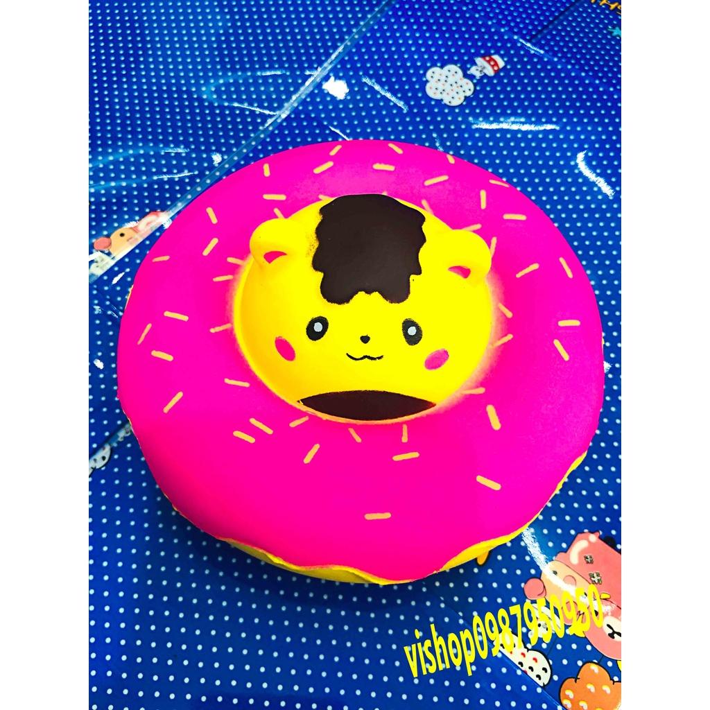 Squishy Lớn JUMBO Hình gấu con trong phao bơi Đồ Chơi Xốp Giảm Stress Hình mềm mịn dễ Thương đàn hồi Cho Bé