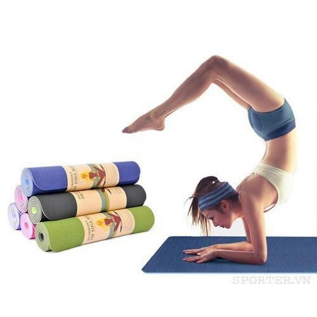 THẢM YOGA 2 LỚP CAO CẤP KO TÚI