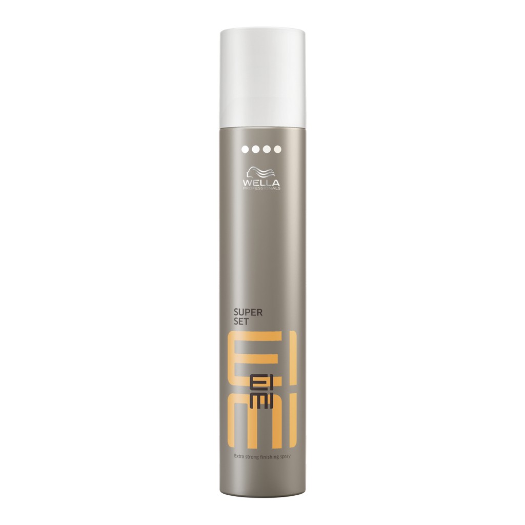 Keo xịt Wella EIMI giúp định hình, giữ nếp tóc hoàn hảo Super Set Extra Strong Finishing Spray