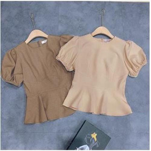 ÁO CỔ TRÒN TAY PHỒNG XINH XẮN
