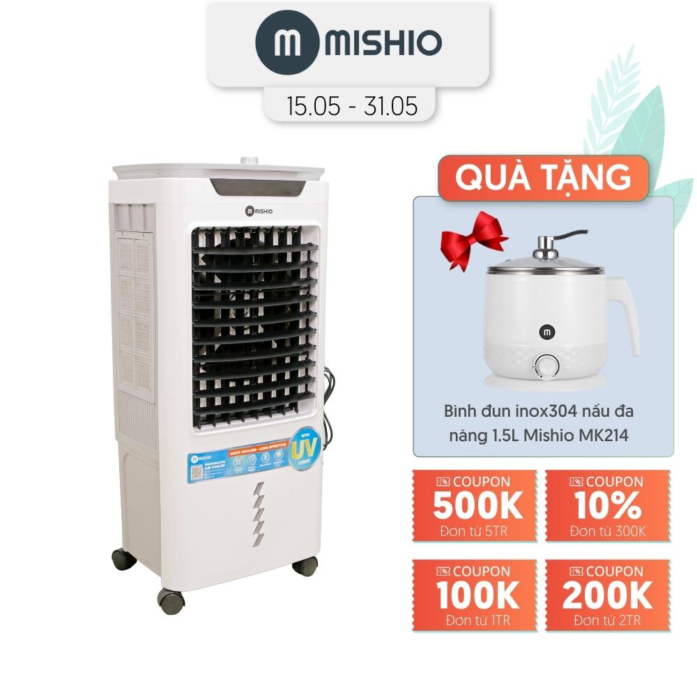 Máy Làm Mát Không Khí đèn UV diệt khuẩn khử mùi Mishio MK310 - Hàng Chính Hãng