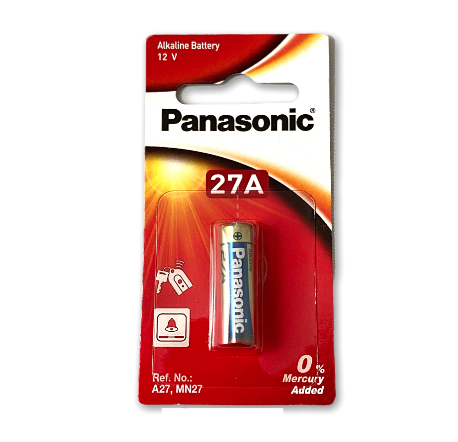 Pin A27 Panasonic LRV08 12V dùng remote ô tô , cửa cuốn (vỉ 1 viên) - Hàng chính hãng