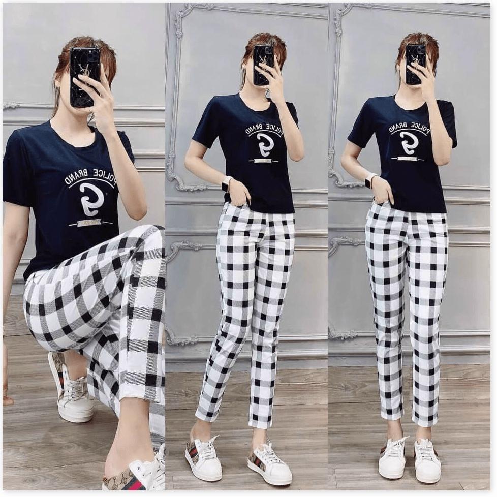 Set bộ thun Cotton NỮ DÀI MẶC NHÀ