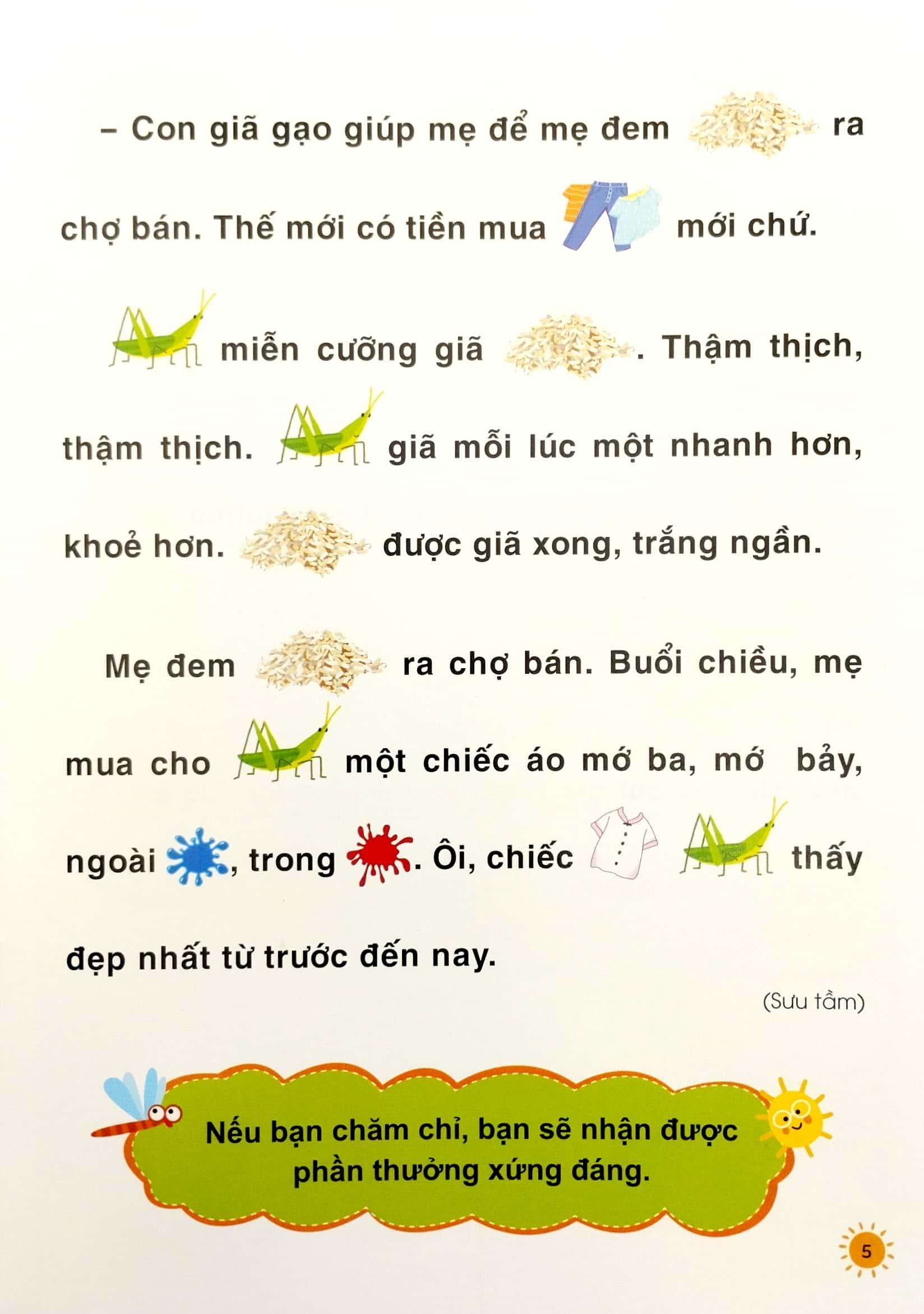 Truyện Tranh Tư Duy Cho Bé - Song Ngữ Việt-Anh - Chăm Chỉ