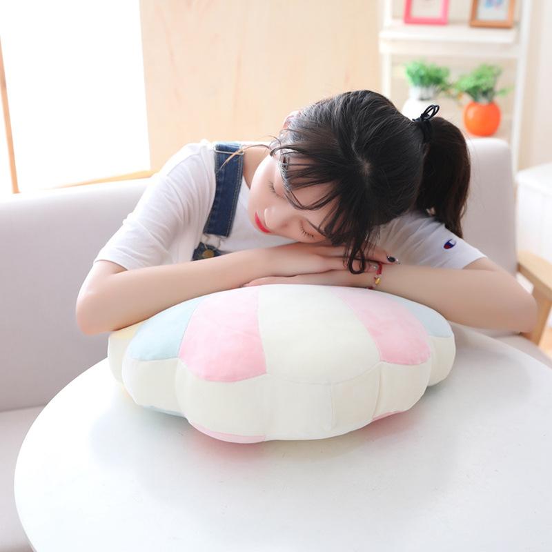 Cho Bé Nhiều Màu Sắc Sáng Tạo Gối Trẻ Em Trang Trí Phòng Vịnh Cửa Sổ Gối Cầu Vồng Vỏ Ngôi Sao Bóng Hoạt Hình Trẻ Em Thoải Mái Đệm