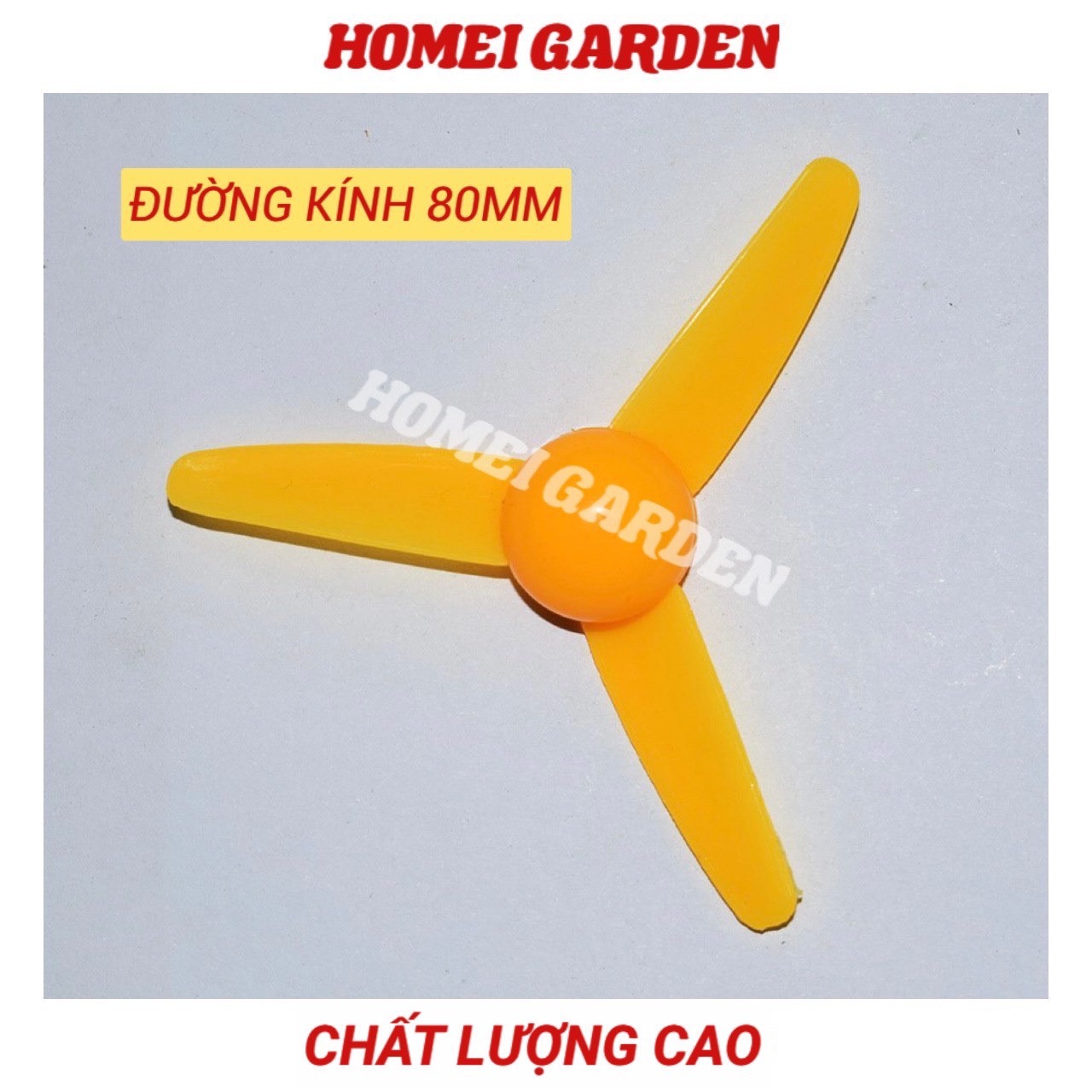 Cánh quạt mini loại ba cánh đường kính 80mm trục 2mm - HM0018