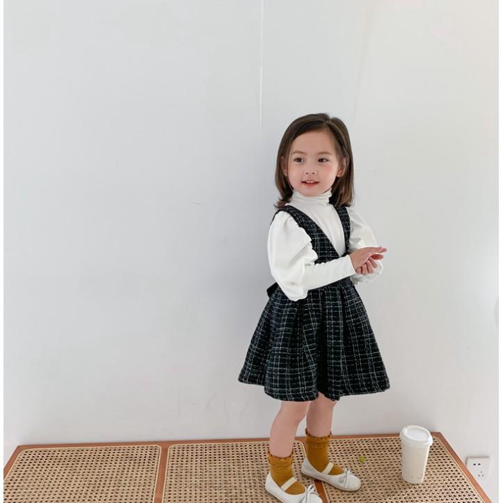 Đầm công chúa nơ bản to thời trang  cho bé D387