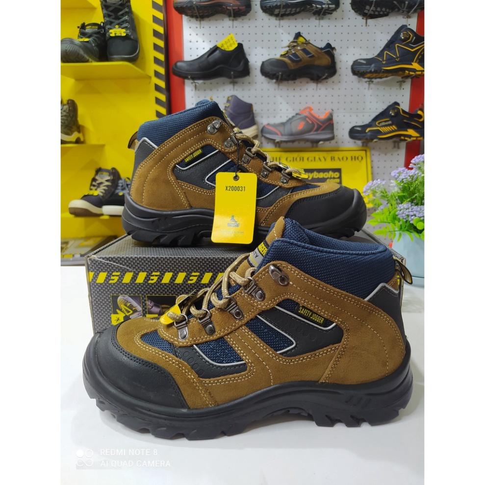 [Hàng Chính Hãng] Giày Bảo Hộ Safety Jogger X2000 Chống Thấm Nước, Mũi Thép Chống Va Đập Mạnh, Đế Thép Chống Đâm Xuyên