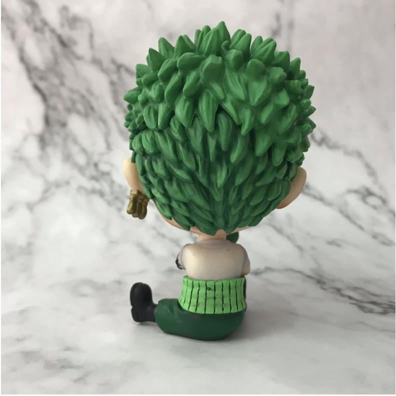 Mô hình One Piece Mô hình Zoro chibi màu đậm tưới sắc nét chi tiết loại 1