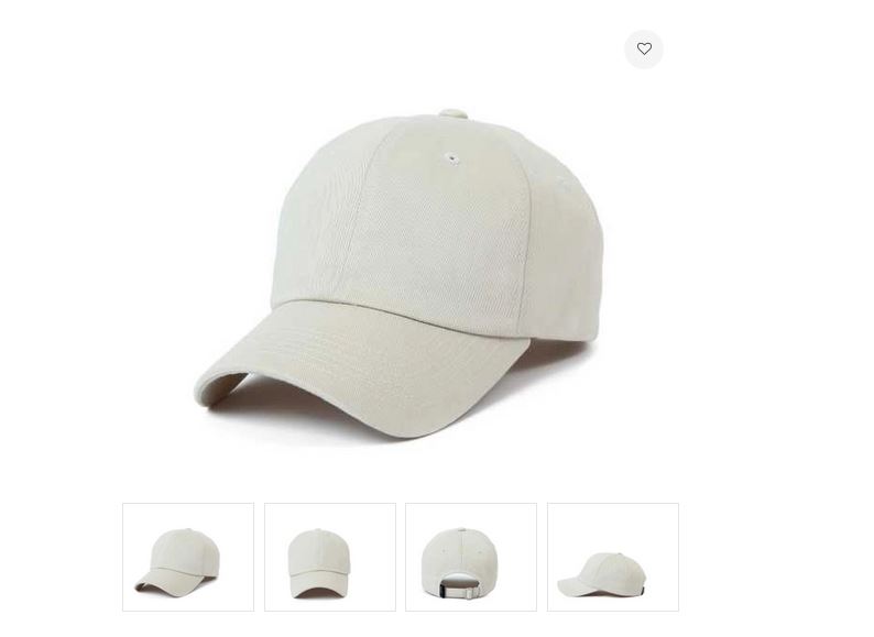 PREMI3R Mũ LƯỠI TRAI Nón dadhat Blank BASIC beige mũ lưỡi trai phong cách hàn quốc nón thương hiệu chính hãng