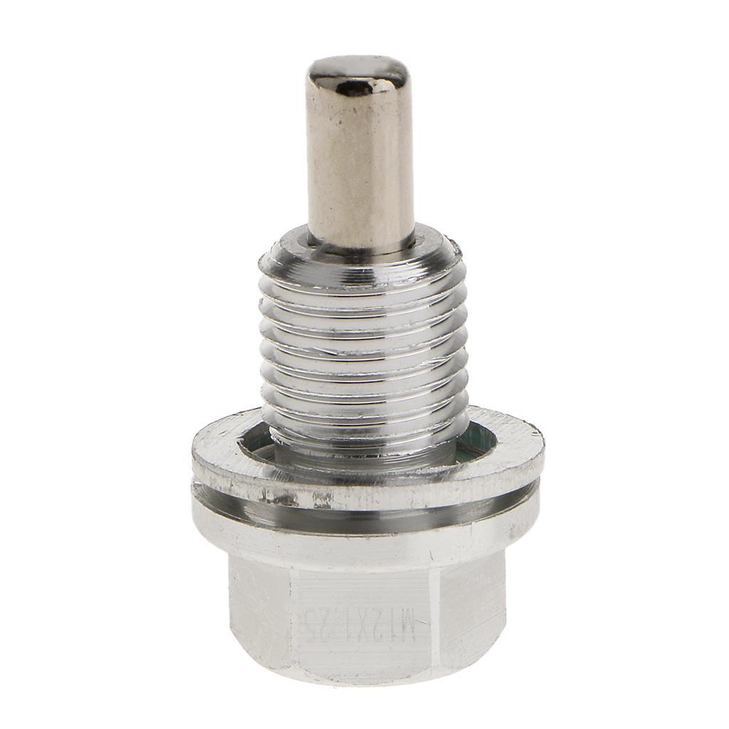 3-5pack M12X1.25 Anodized Magnetic Engine Oil Pan Drain Bolt Plug for Toyota