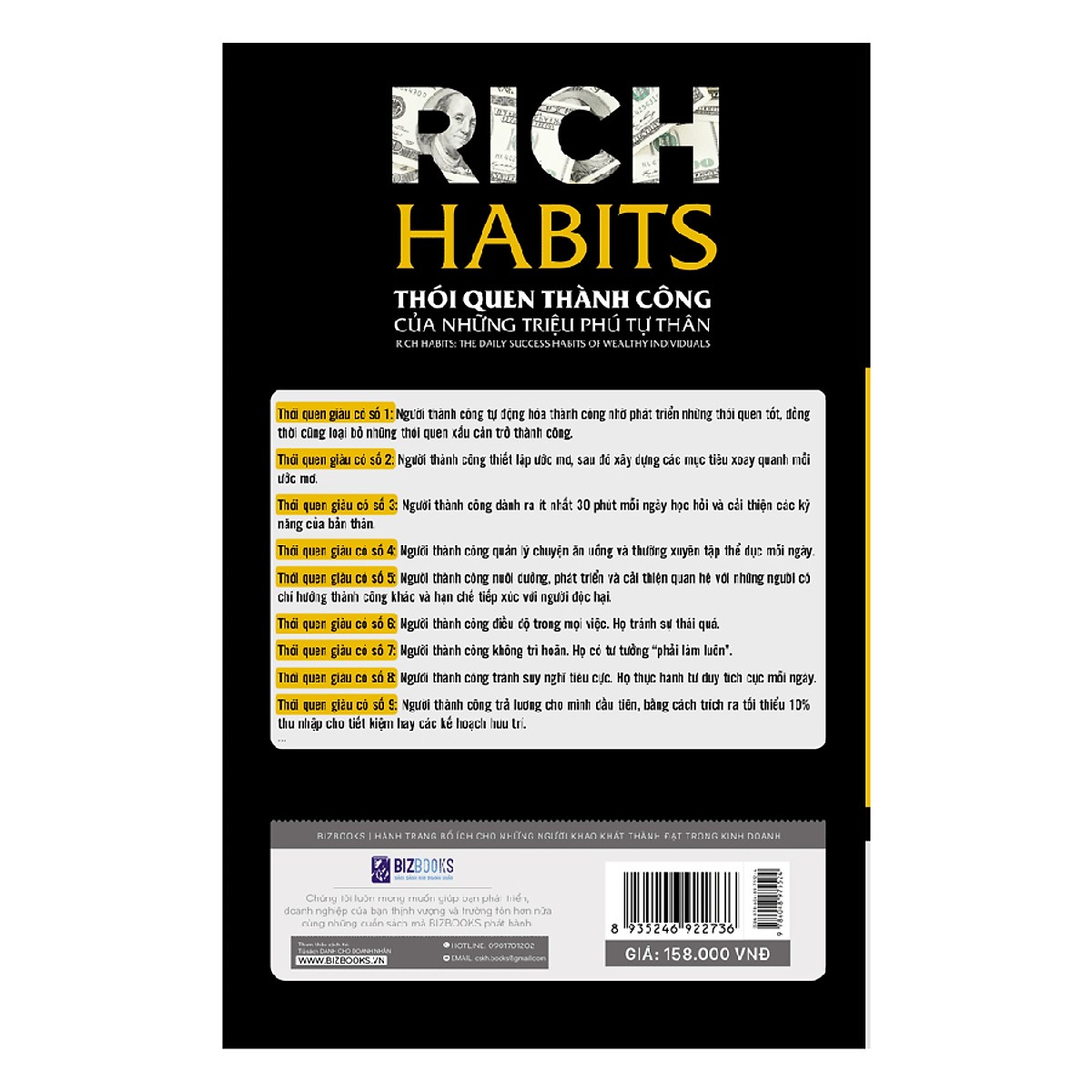 Thói Quen Thành Công Của Những Triệu Phú Tự Thân - Rich Habits (Tặng Bookmark PL)