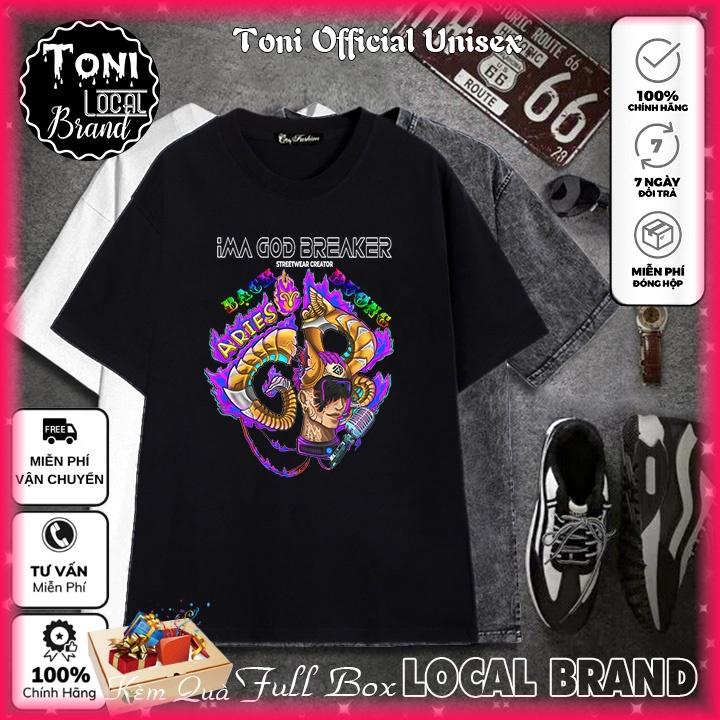 ÁO THUN Tay Lỡ Bạch Dương Local Brand Unisex Cotton 100 Form Rộng Nam Nữ