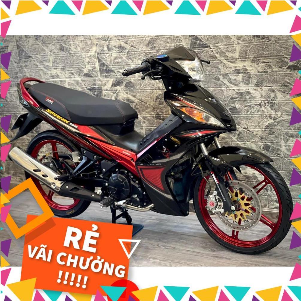 Tem Rời Exciter 2009 Mẫu Đen Đỏ Trắng Chữ Spark 135