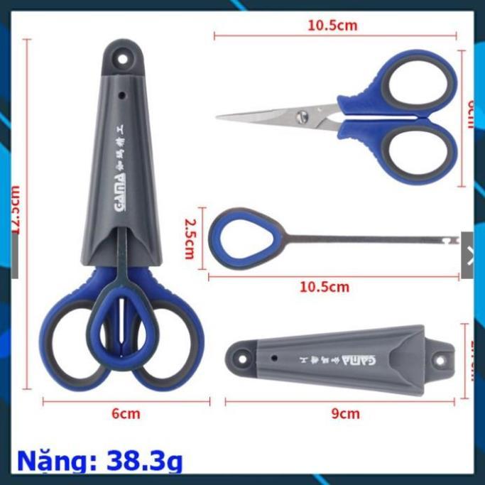 Kéo Cắt Thẻo + Gỡ lưỡi câu cá Đại Lý Đồ Câu Cá có thể Gắn Thùng Câu Đài vô cùng tiện lợi