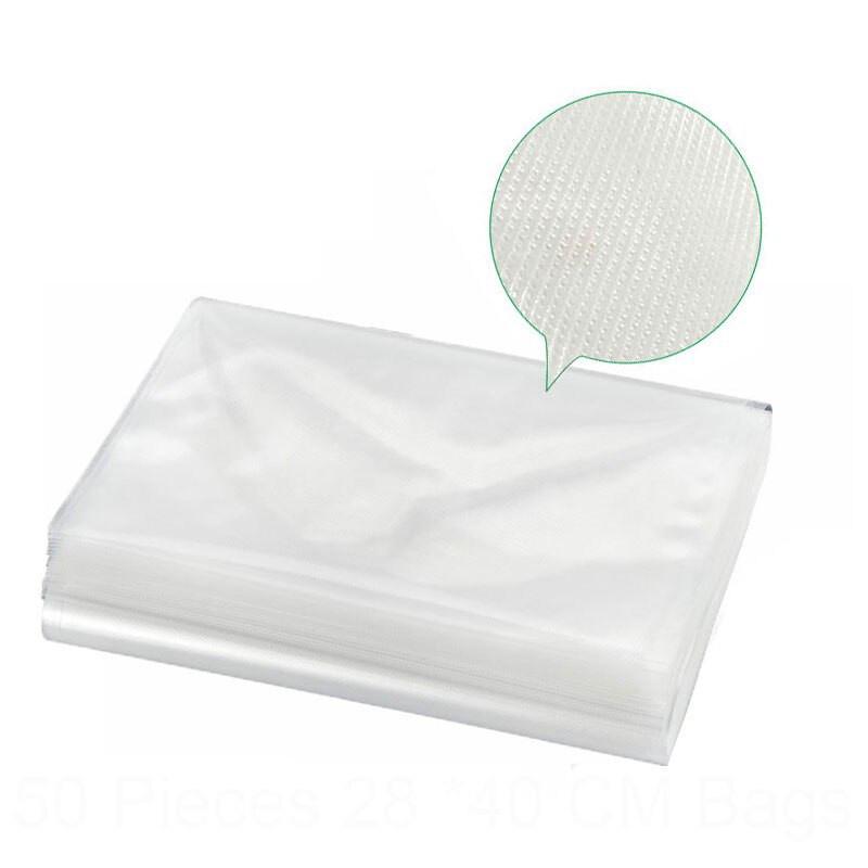 Máy hút chân không hàn miệng túi thực phẩm Vacuum Sealer giúp bảo quản thực phẩm cho gia đình tặng kèm 10 túi hút