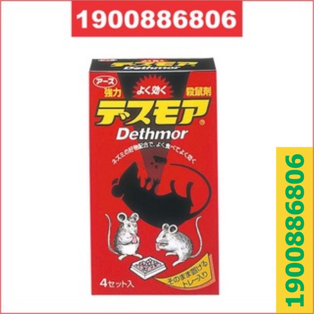 Thuốc diệt chuột Dethmor dạng viên hộp 4 vỉ - hiệu quả nhanh chóng -  Nội địa Nhật Bản - Konni39SonHoa - 1900886806