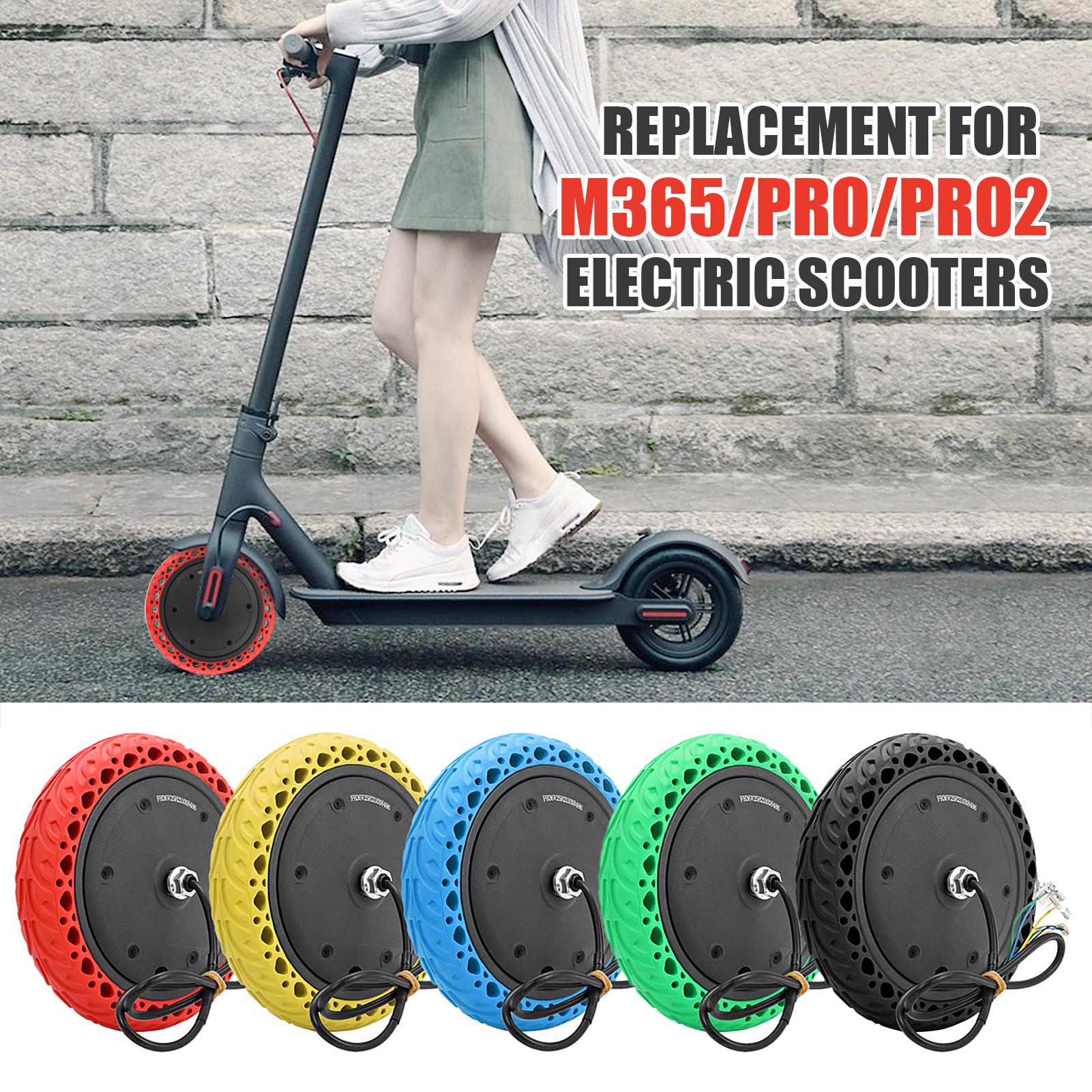 36V 250W Electric Scooter Motor Tire Front Motor Wheel Replacement for M365/Pro Electric Scooters