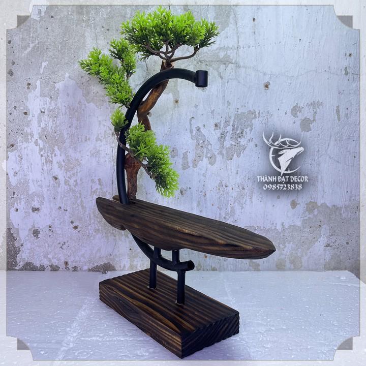Kệ Gỗ Đặt Tượng Trang Trí , Có Thể Đốt Trầm Hương, Quà Tặng Tân Gia Khai Trương Sinh Nhật Trang Trí Thờ Cúng