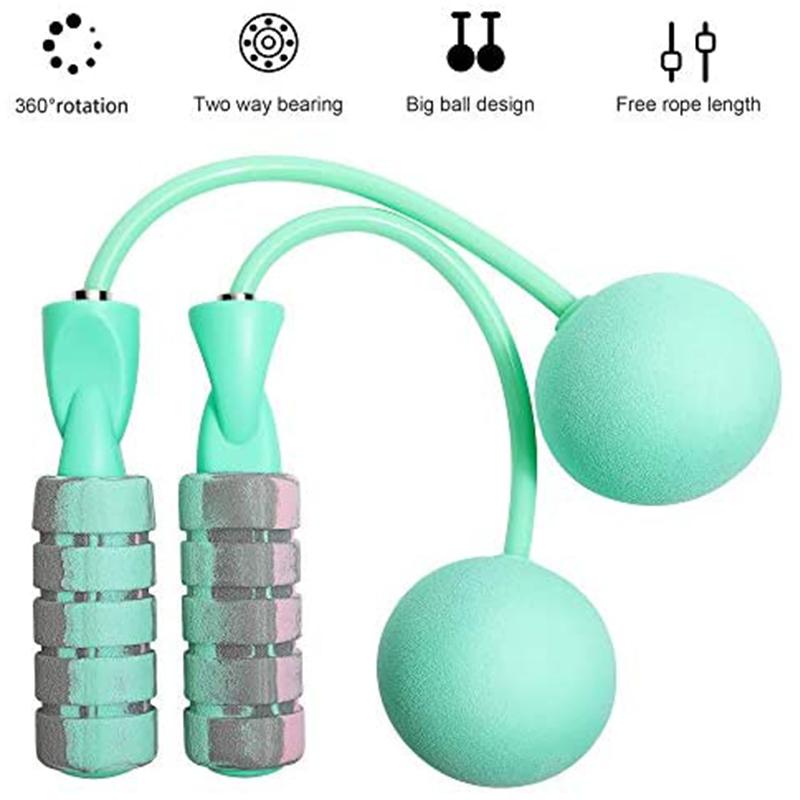 Dây Nhảy Tập Ropeless Dây Nhảy Cho Tập Thể Hình, Có Thể Điều Chỉnh Có Trọng Số Không Dây Nhảy Dây Cho Nam Nữ Trẻ Em