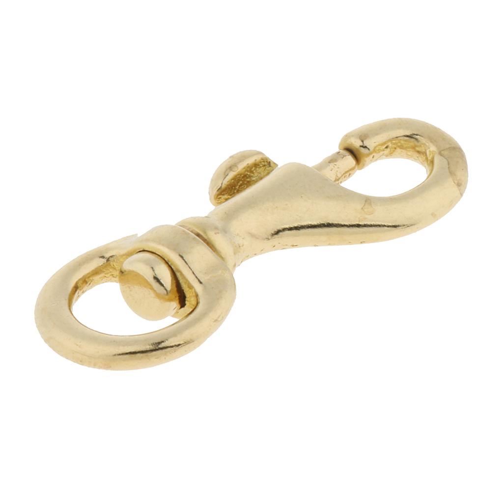 Brass Swivel Trigger Clip Lobster Clasp Keychain Dog Horse Snap Hook