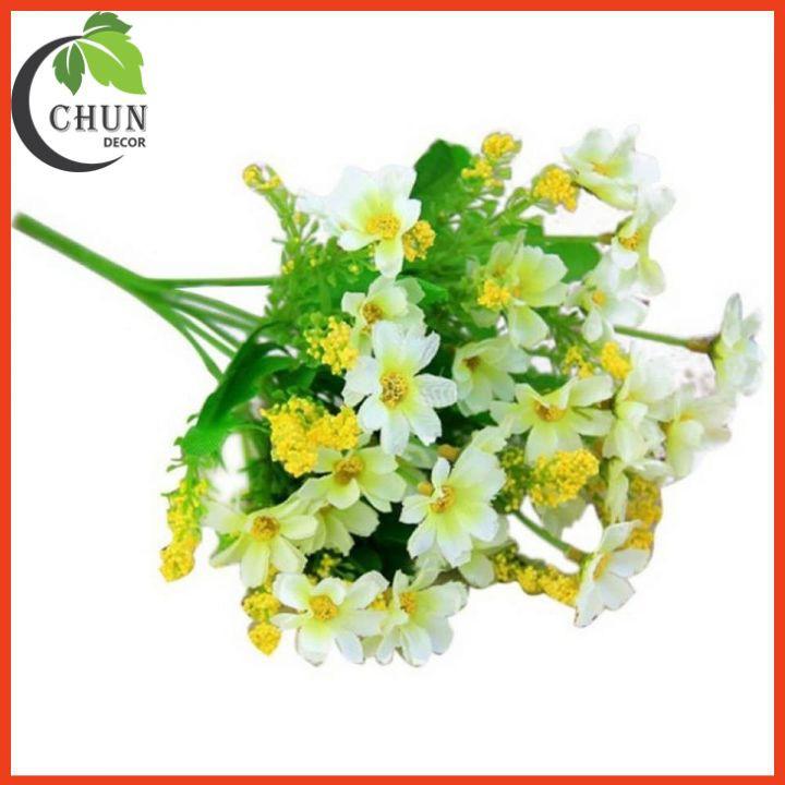 BìnhHoa Lụa Cánh Bướm Miệng Vuông Trang Trí Nhà Cửa, Văn Phòng, Cửa Hàng