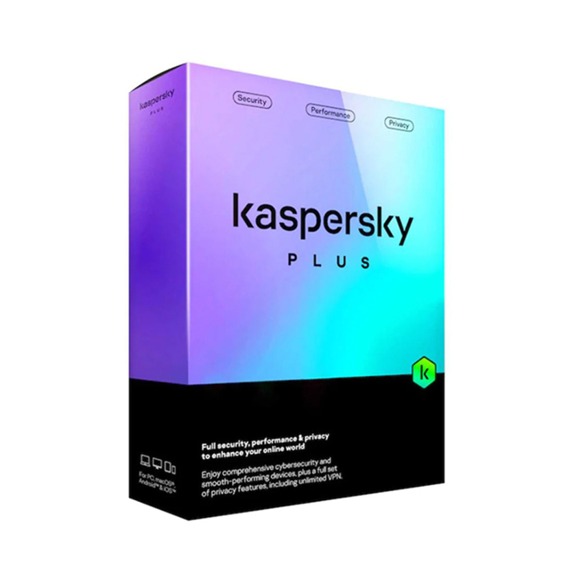 Hình ảnh Phần mềm bảo vệ máy tính Kaspersky Plus | Bản quyền chính hãng 365 ngày - Hàng Chính Hãng