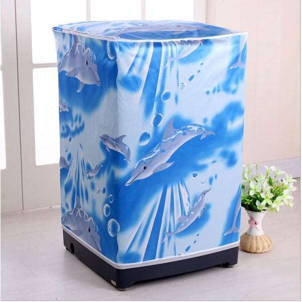 Áo Trùm Máy Giặt Cửa Trước 7-8kg Vải Satin Chống Nước ,Bụi , Nắng, Rách Bền Đẹp