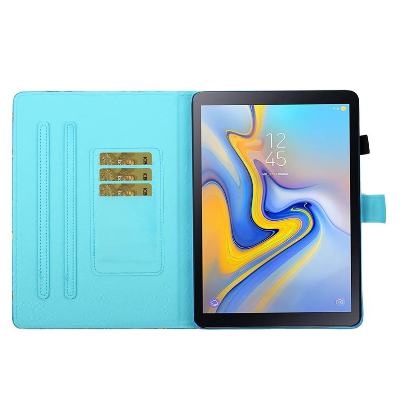 Bao da máy tính bảng họa tiết hoạt hình cho Samsung Galaxy Tab A 10.5 inch SM-T590 T595 Samsung Tab A2 10.5" 2018