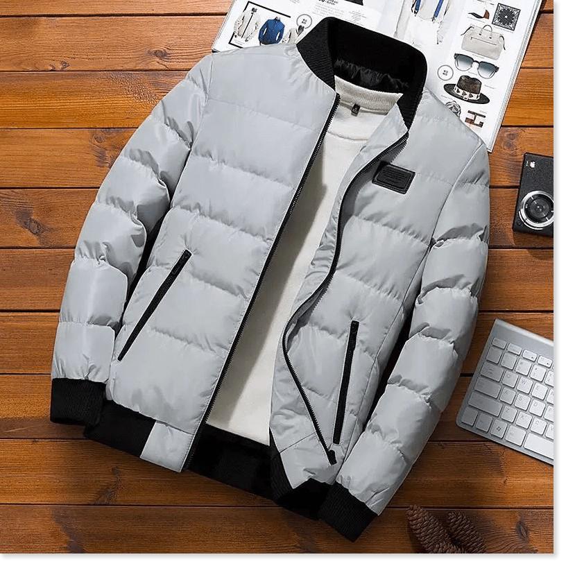 ÁO KHOÁC NAM/ÁO KHOÁC PHAO NAM TRẦN BÔNG 3 LỚP SIÊU ẤM ÁP MÙA ĐÔNG CÓ SIZE 3XL THỜI TRANG NEMO36 ST