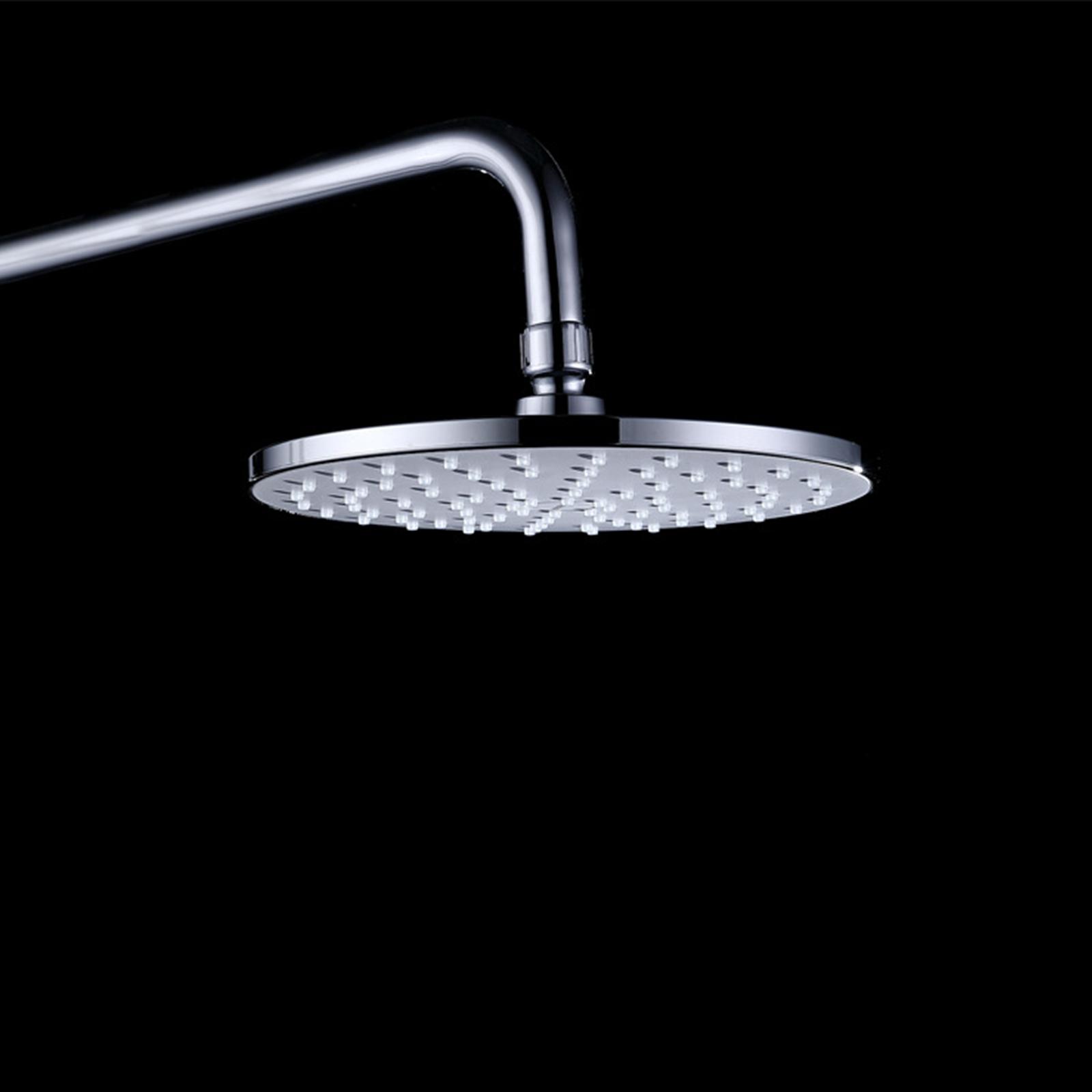 9 Inch Round Rain Showerhead G1/2 High Pressure Shower Head Bathroom Swivel Shower Head Replacement