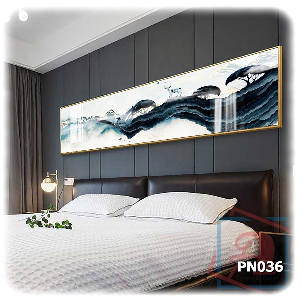 Tranh canvas khổ lớn trang trí phòng ngủ - PN036