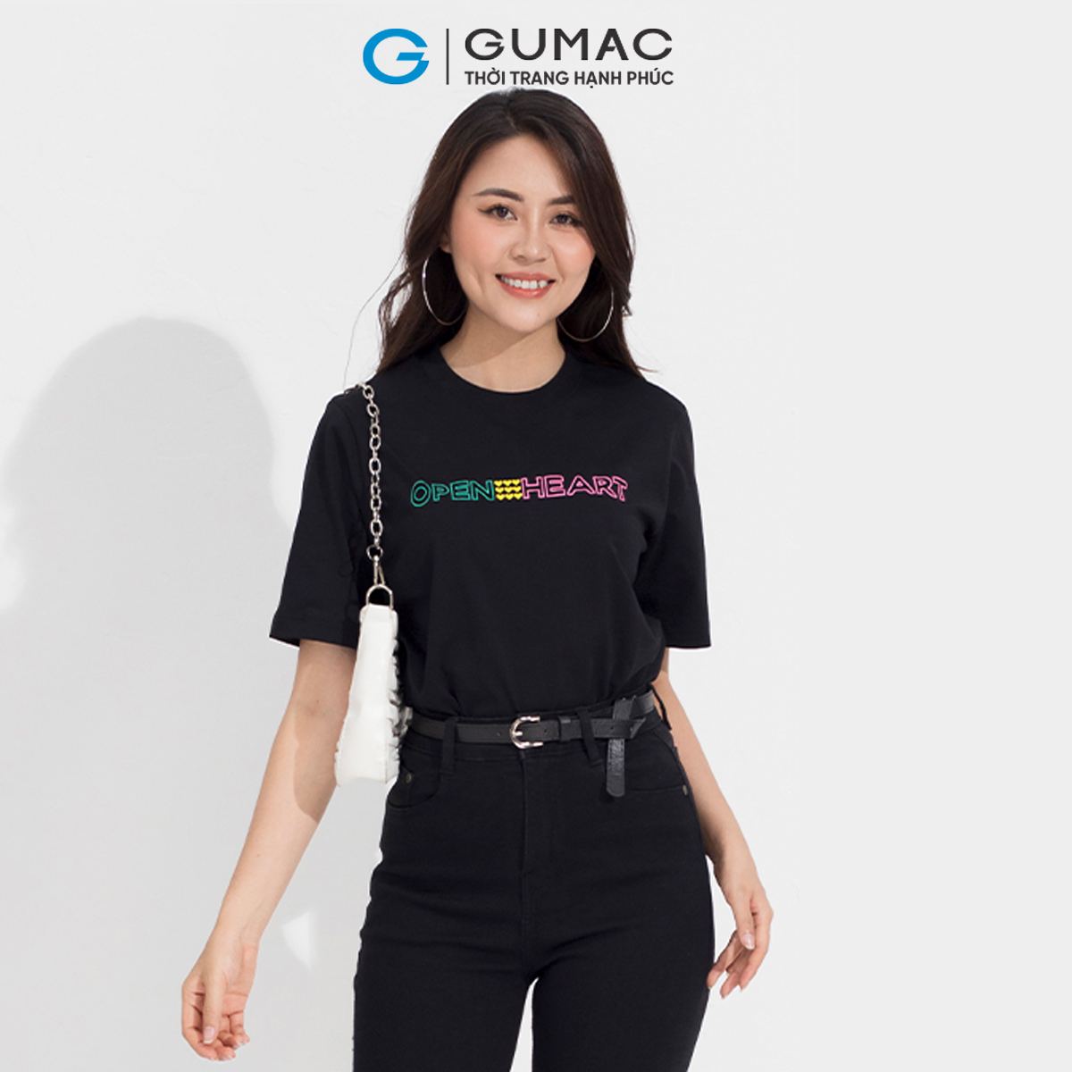 Áo thun in nổi GUMAC ATD05051