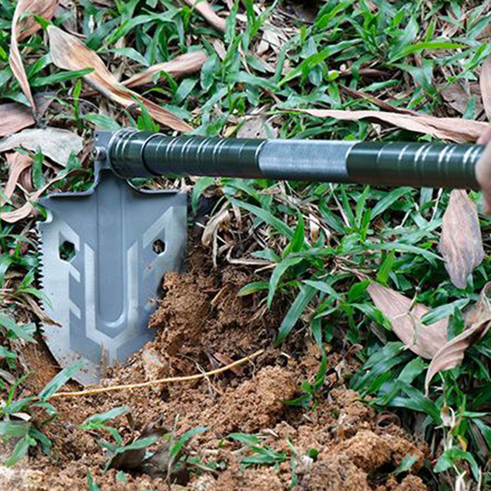 Folding Shovel, Portable Multi-Tool Tactical Entrenching Tool for Outdoor, Camping, Hiking