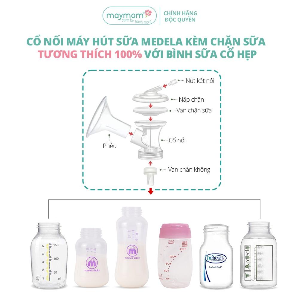 Cổ Nối Máy Hút Sữa Medela 5 Chi Tiết Thương Hiệu Maymom, Tương Thích Máy Medela MaxFlow, Freestyle, SwingMaxi, Sonata