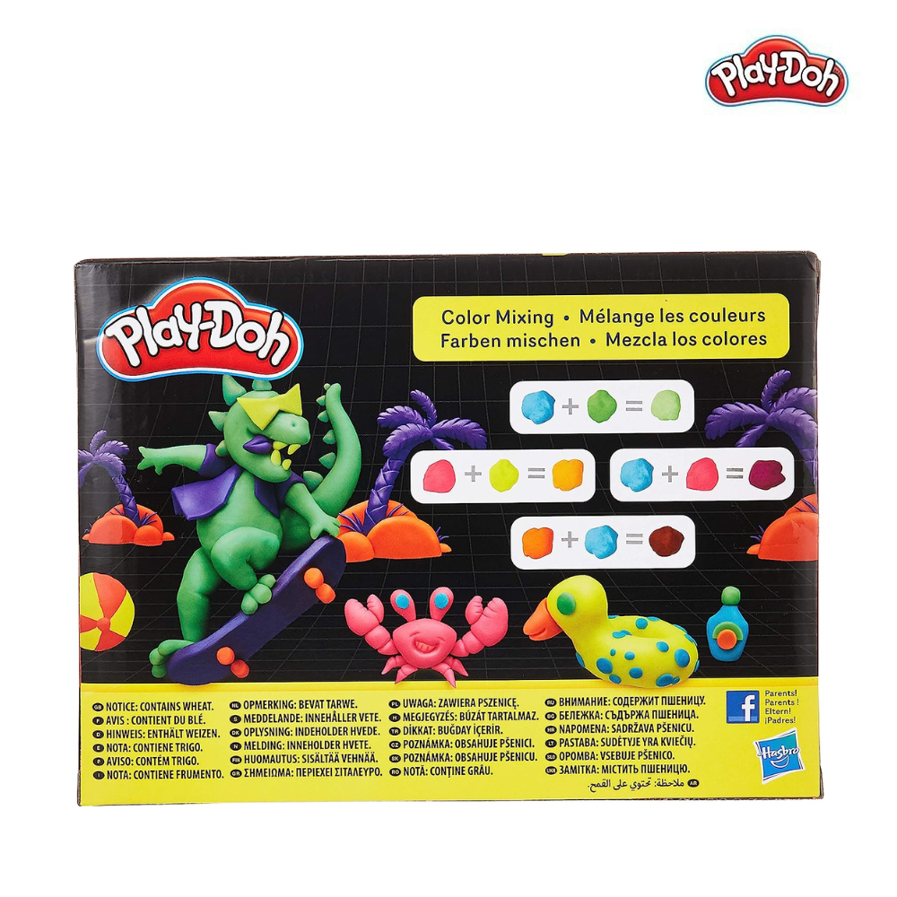 Bộ đồ chơi đất nặn neon 8 màu Play-Doh