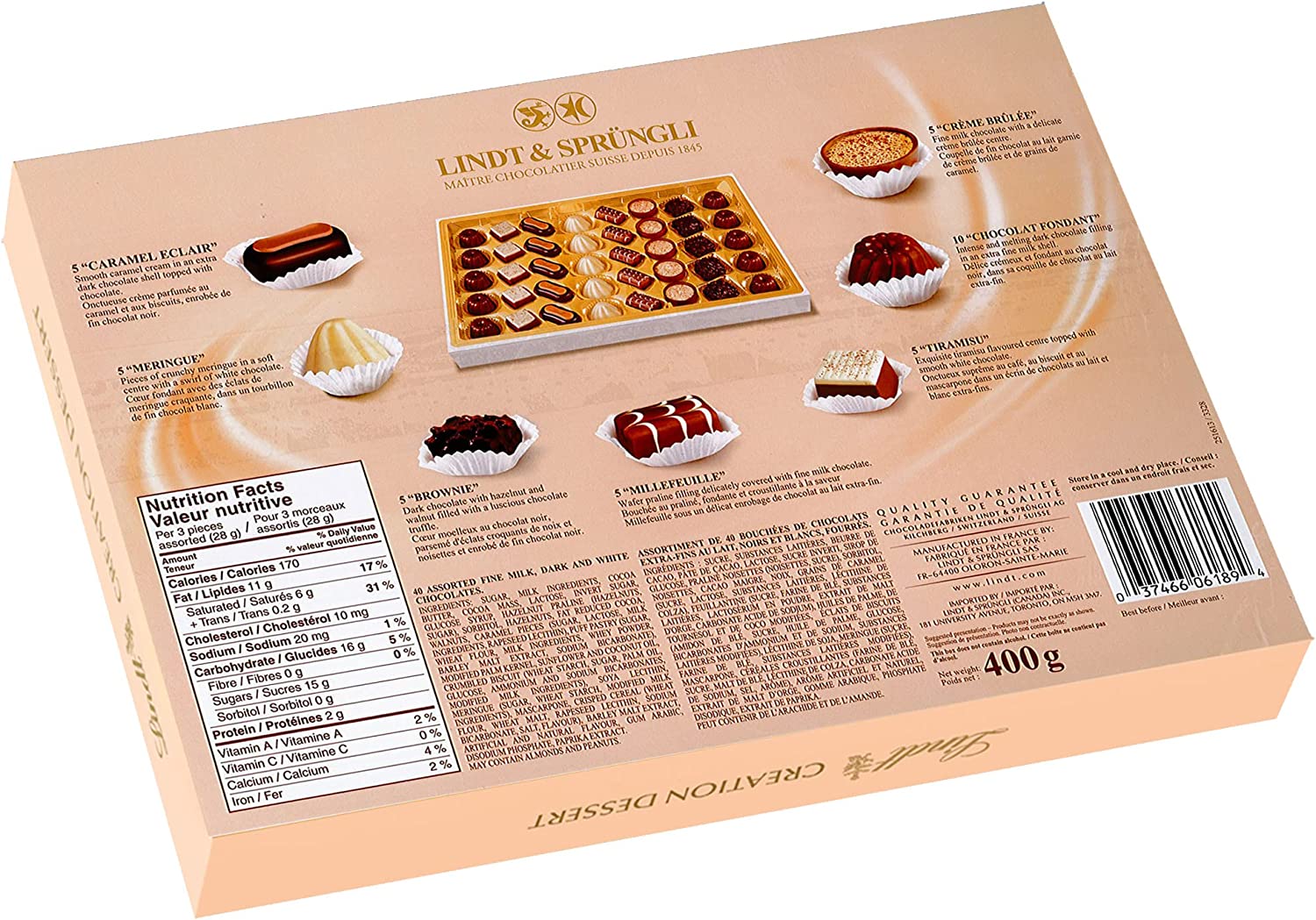 Hộp quà tặng chocolate LINDT Creation Dessert - 40 cái