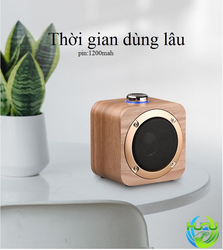 Loa Bluetooth Xách Tay Mini Huqu HQ-Q1B-Âm Thanh Chân Thực-Hàng Chính Hãng