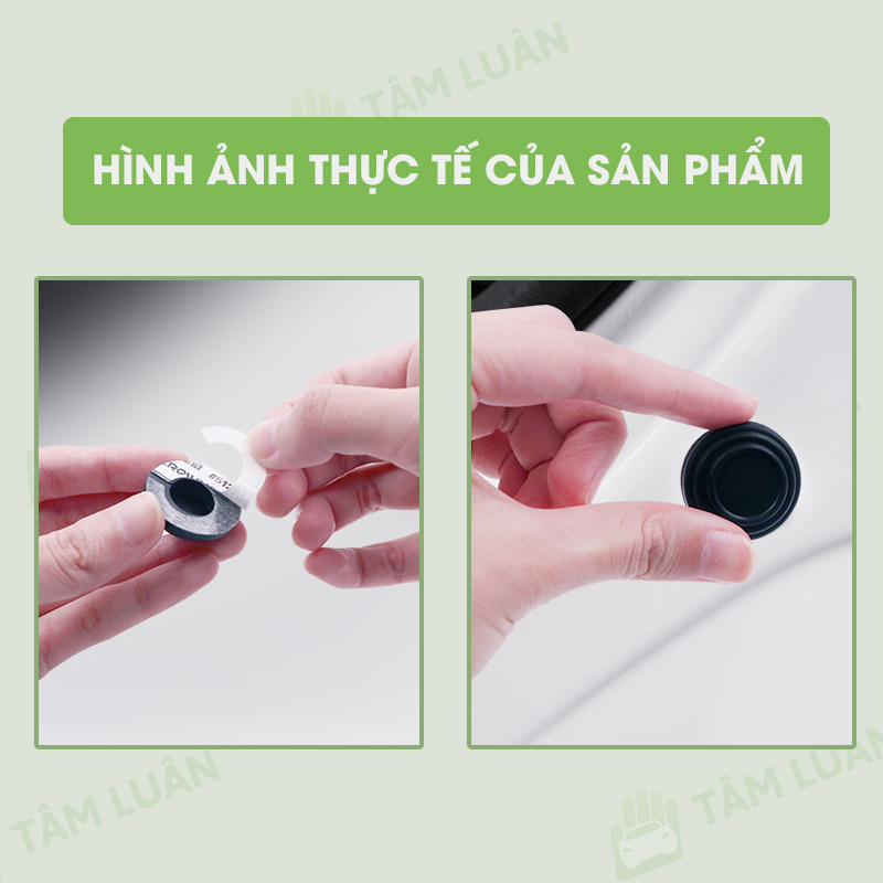 Nút giảm chấn đóng cửa ô tô cao su giảm lực đóng, phụ kiện ô tô Tâm Luân