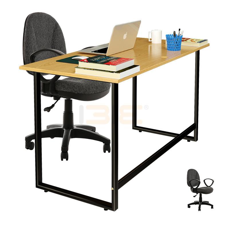 Bộ Bàn Oak-F Trắng Và Ghế Có Tay Đen IBIE IB505