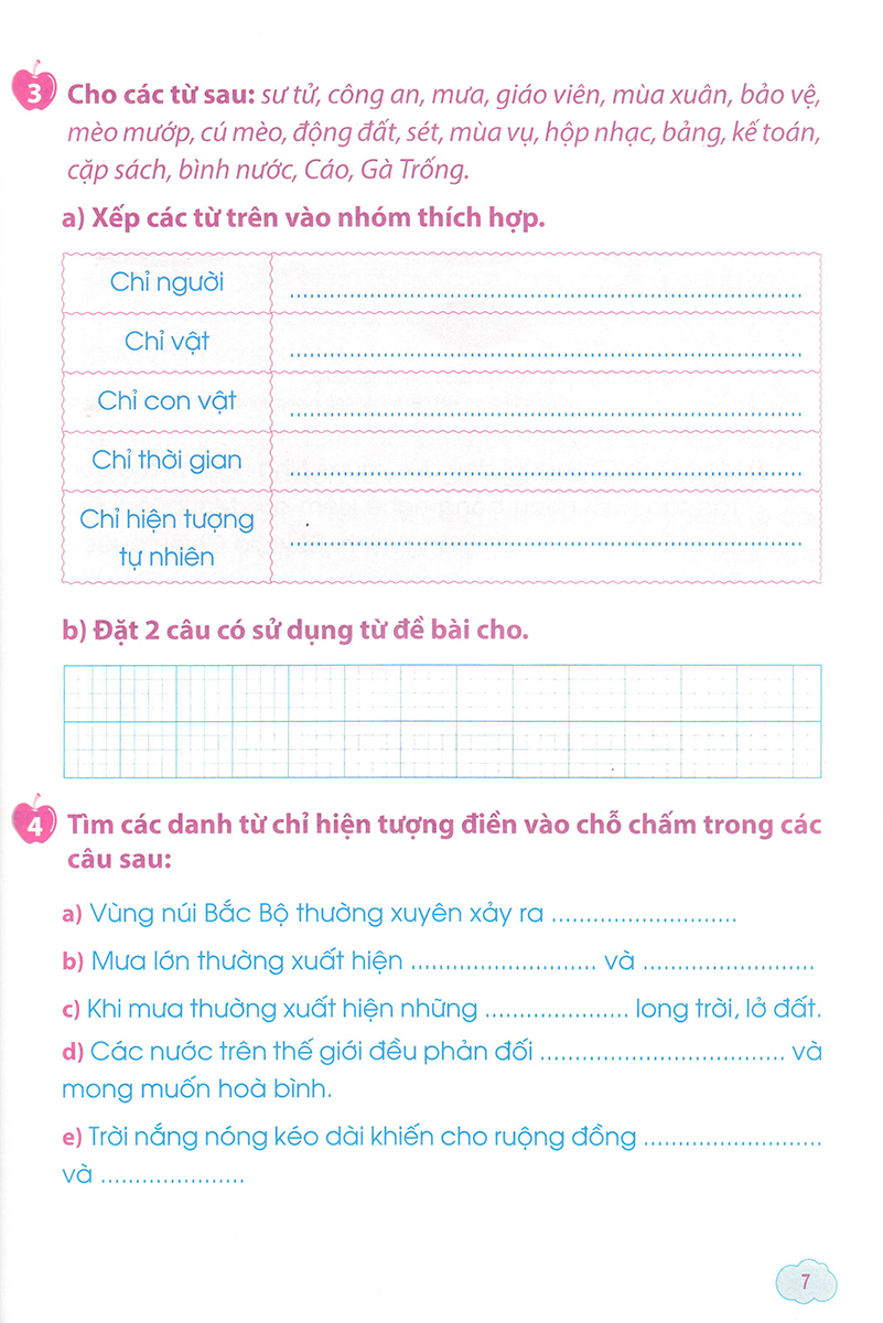 Phiếu Ôn Tập Cuối Tuần Tiếng Việt Lớp 4 _ML