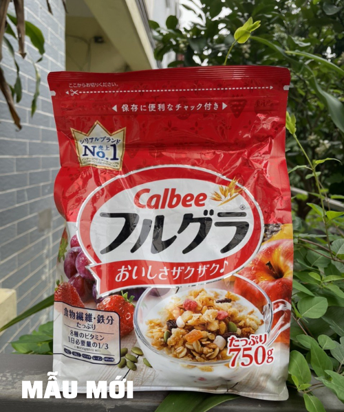 Ngũ cốc hoa quả Calbee Furugura Nhật Bản gói 800g