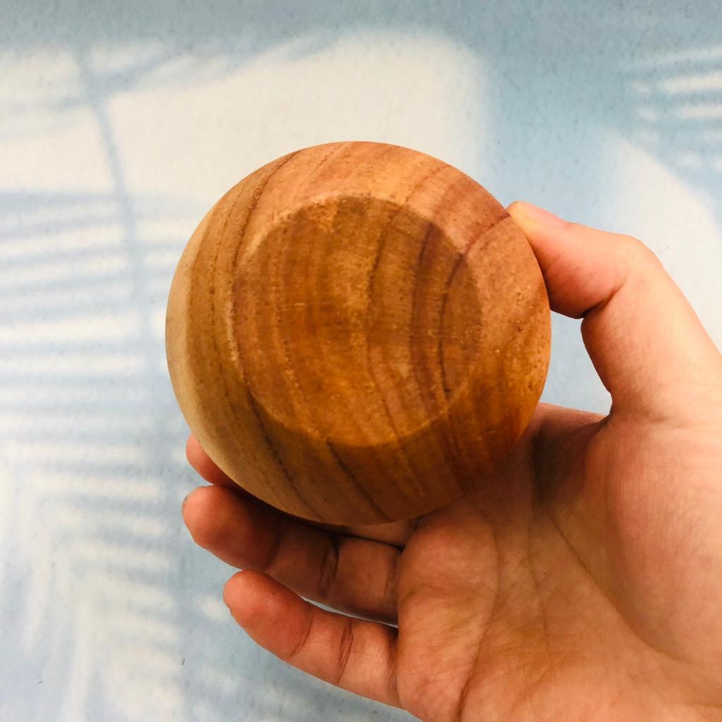 Cốc/Ly Gỗ Xoan Tự Nhiên 7x7 cm, Cốc Uống Trà, Cà Phê, Phong Cách Vintage Cổ Điển, Chụp Ảnh Decor
