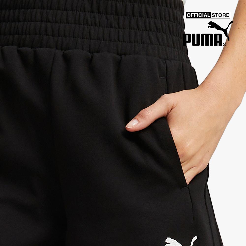 PUMA - Quần shorts thể thao nữ lưng thun T7 High Waist 535716